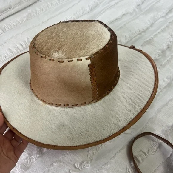 Geniune Leather/ Fur Hat